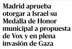 Madrid medalla Israel