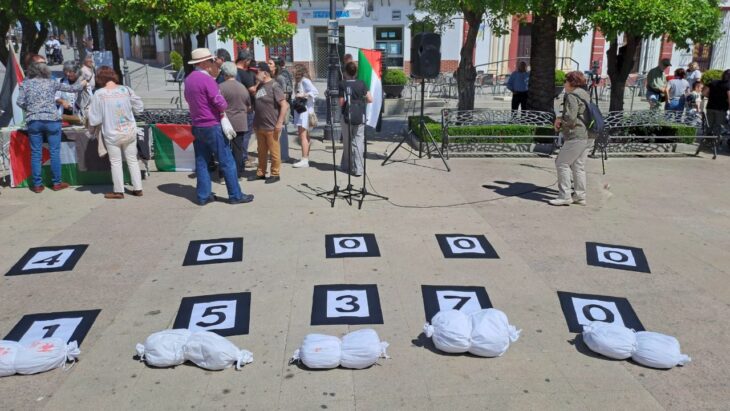 Manifestación en Lebrija por Palestina