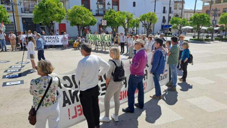 Manifestación en Lebrija por Palestina