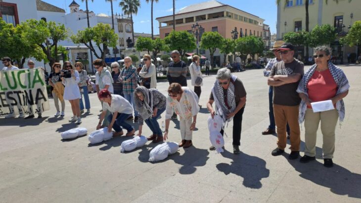 Manifestación en Lebrija por Palestina