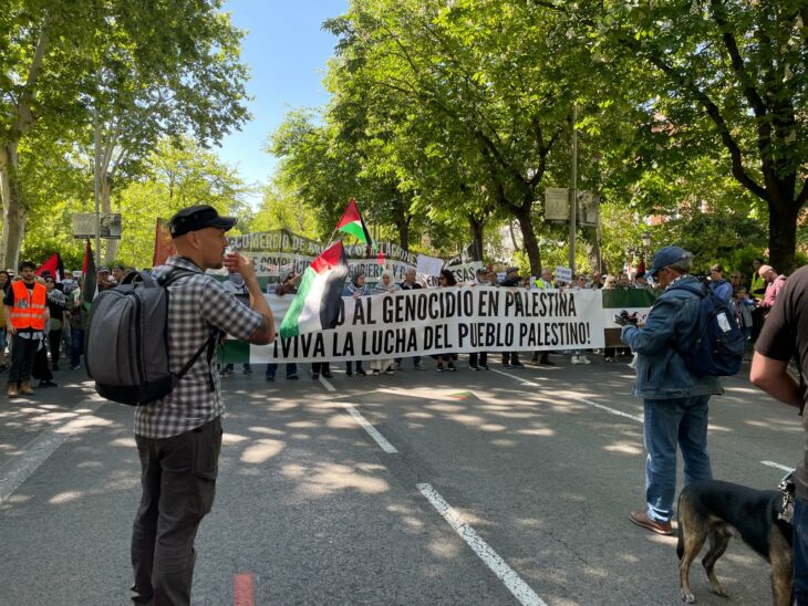 Manifestación de Madrid por Palestina