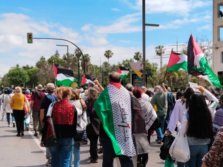 Manifestación de Málaga por Palestina