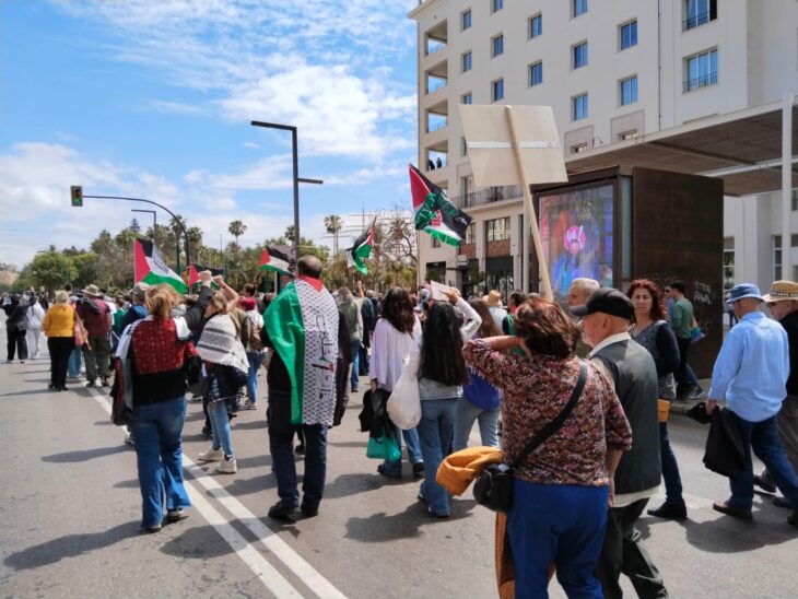 Manifestación de Málaga por Palestina