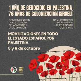 Manifestacions 5 y 6 octubre por Palestina